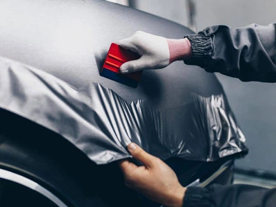 Maalisuojauskalvon vaikutus ajoneuvojen väriin ja kiiltoon